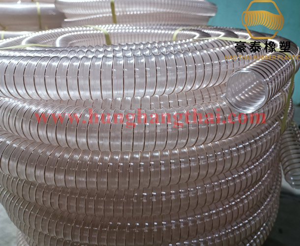 Ống Hút Bụi Lõi Thép Mạ Đồng PU Phi 50MM