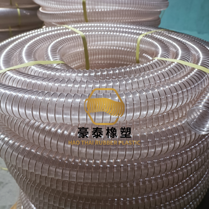 Ống Hút Bụi PU Lõi Thép Mạ Đồng 内径-Phi 50MM 卷-Cuộn 20M
