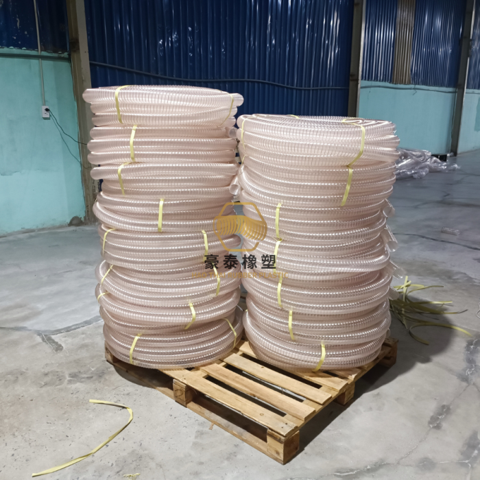 Ống Hút Bụi PU Lõi Thép Mạ Đồng 内径-Phi 38MM 卷-Cuộn 20M