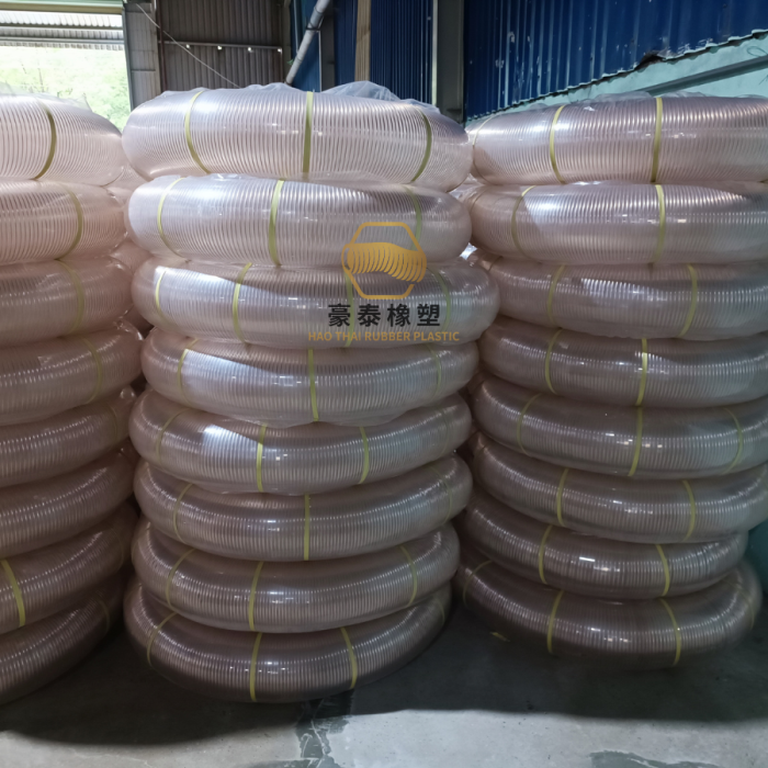 Ống Hút Bụi PU Lõi Thép Mạ Đồng 内径-Phi 100MM 卷-Cuộn 10M